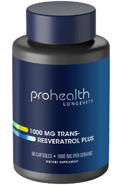 ProHealth Resveratrol Supplement Image Table