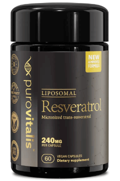 Purovitalis Liposomal Resveratrol Image Table